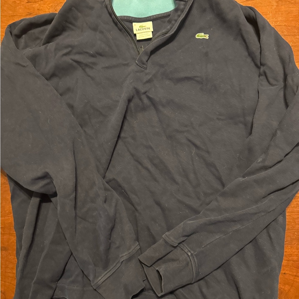 Lacoste Men's Dark Blue Long Sleeve Tee